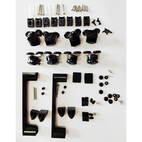 Душова кабіна без піддону Mixxus Premium DIVERSE SC01-90x90x195-TR Black прозоре скло 5мм (MI6860)