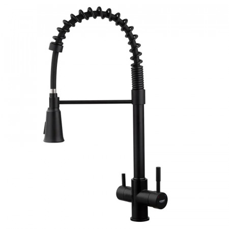 Змішувач для кухні Koer KB-72025-05 з виходом для питної води (вилив - пружина) (KR5015)