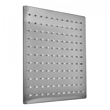 Лійка для душу стельова Zerix SH-006.SUS-25x25cm (нерж. сталь) (ZX5009)