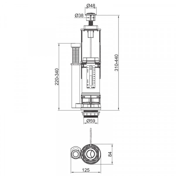 Комплект арматури: KOER KT-0301-3/8