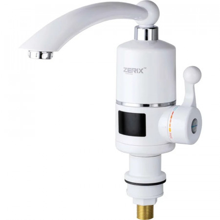 Водонагрівач 3,3 kW проточний, з індикатором температури, на мийку ZERIX ELW16-E (ZX3265)