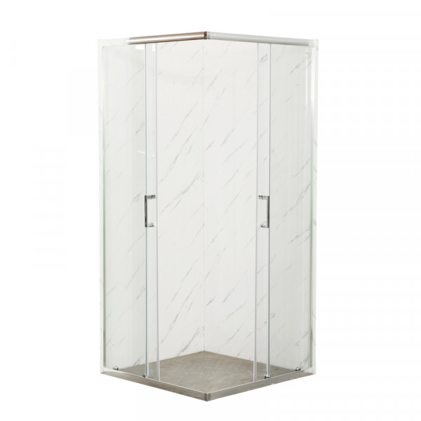 Душевая кабина без поддона Mixxus Premium DIVERSE SC02-90x90x195-TR Chrome прозрачное стекло 5мм (M