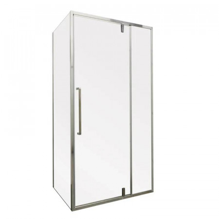 Душевая кабина без поддона Mixxus Premium BEVEL SC01-120x80x195-TR Chrome прозрачное стекло 6мм (MI