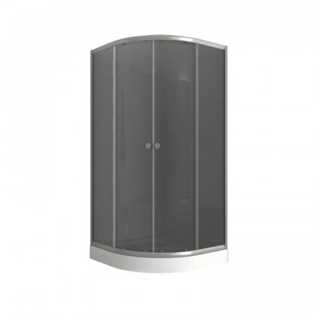 Душевая кабина с низким поддоном Mixxus PLAIN SCT02-90x90x195-GR SATIN серое тонированное стекло 4м