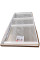 Боковая стенка для кабины Koer SR SW01-90x200-TR-01 прозрачное стекло Easy Clean 8мм, хром (KR5381)