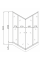 Душевая кабина с низким поддоном Mixxus CUBIC SCT01-90x90x195-FB CHROME матовое стекло 4мм (MI6903)