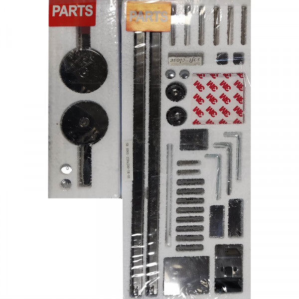 Дверь в нишу Koer SR SD01-120x200-TR-01 прозрачное стекло Easy Clean 8мм, хром (KR5376)