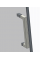 Дверь в нишу Koer SR SD02-140x200-TR-01 прозрачное стекло Easy Clean 8мм, хром (KR5383)