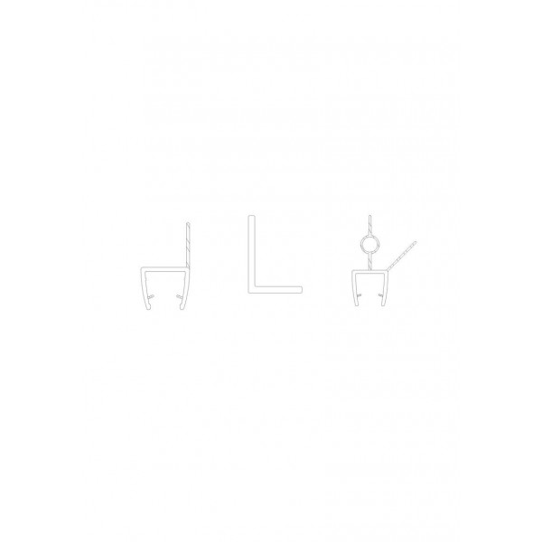 Дверь в нишу Koer SR SD04-120x200-TR-01 прозрачное стекло Easy Clean 10мм, хром (KR5387)
