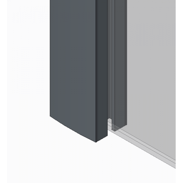 Шторки стеклянные на ванну Koer SR BS04-95x140-TR-01 прозрачное стекло 6мм, хром (KR5403)