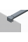 Душевая перегородка Koer SR SP01-100x200-TR-01 Walk-In прозрачное стекло Easy Clean 8мм, хром (KR53