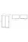 Дверь в нишу Mixxus Premium DIVERSE SD01-140x185-TR Black прозрачное стекло 5мм (MI6878)