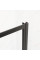 Дверь в нишу Mixxus Premium DIVERSE SD01-140x185-TR Black прозрачное стекло 5мм (MI6878)