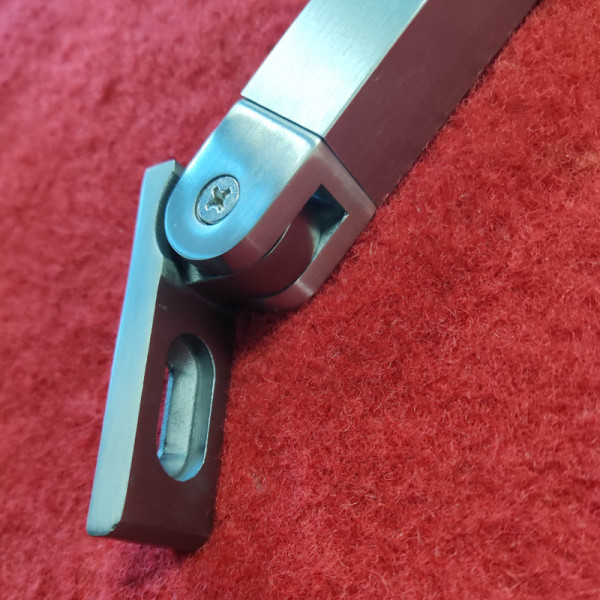 Дверь в нишу Koer SR SD04-120x200-TR-07 прозрачное стекло Easy Clean 10мм, графит (KR5388)