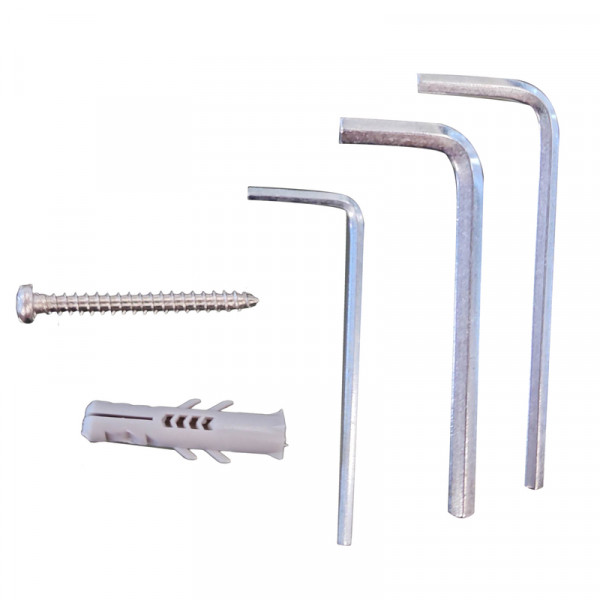 Душевая перегородка Koer SR SP01-100x200-TR-01 Walk-In прозрачное стекло Easy Clean 8мм, хром (KR53