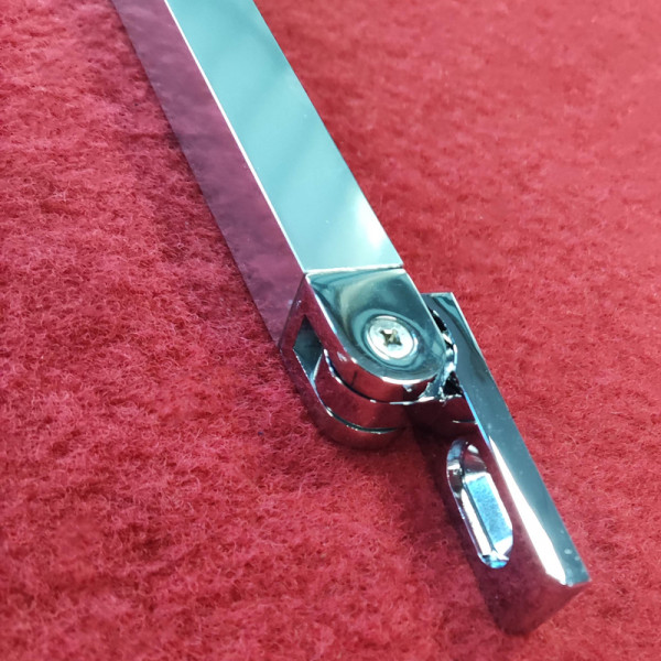Боковая стенка для кабины Koer SR SW04-80x200-TR-01 прозрачное стекло Easy Clean 10мм, хром (KR5389