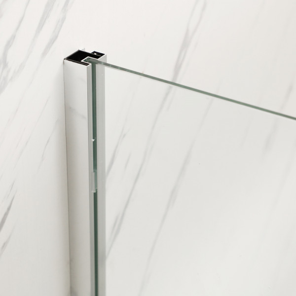 Душевая кабина без поддона Mixxus Premium BEVEL SC01-120x80x195-TR Chrome прозрачное стекло 6мм (MI