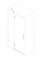 Дверь в нишу Koer SR SD04-120x200-TR-07 прозрачное стекло Easy Clean 10мм, графит (KR5388)
