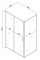 Душевая кабина без поддона Mixxus HARD SC01-100x80x185-TR CHROME прозрачное стекло 5мм (MI6911)