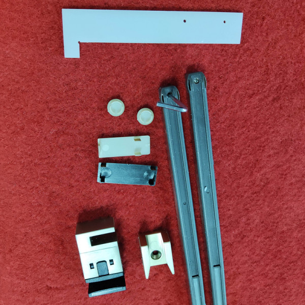 Дверь в нишу Koer SR SD01-120x200-TR-02 прозрачное стекло Easy Clean 8мм, никель (KR5379)