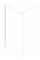 Душевая перегородка Koer SR SP01-120x200-TR-01 Walk-In прозрачное стекло Easy Clean 8мм, хром (KR53