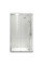 Дверь в нишу Koer SR SD01-120x200-TR-02 прозрачное стекло Easy Clean 8мм, никель (KR5379)