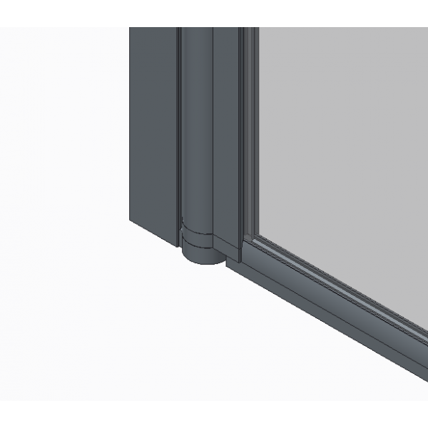 Шторки стеклянные на ванну Koer SR BS02-80x140-TR-01 прозрачное стекло 6мм, хром (KR5401)