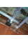 Дверь в нишу Koer SR SD05-140x200-TR-01 прозрачное стекло Easy Clean 6мм, хром (KR5406)