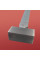 Дверь в нишу Koer SR SD04-120x200-TR-07 прозрачное стекло Easy Clean 10мм, графит (KR5388)