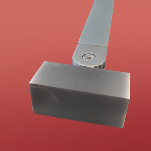 Дверь в нишу Koer SR SD04-120x200-TR-07 прозрачное стекло Easy Clean 10мм, графит (KR5388)