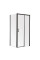 Душевая кабина без поддона Mixxus Premium DIVERSE SC03-120x80x195-TR Black прозрачное стекло 6мм (M