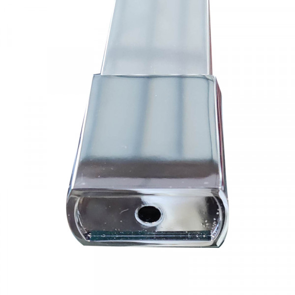 Душевая перегородка Koer SR SP03-120x200-TR-01 Walk-In прозрачное стекло Easy Clean 8мм, хром (KR53