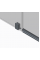 Дверь в нишу Koer SR SD04-120x200-TR-07 прозрачное стекло Easy Clean 10мм, графит (KR5388)