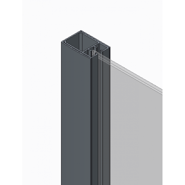 Шторки стеклянные на ванну Koer SR BS03-95x140-TR-01 прозрачное стекло 6мм, хром (KR5402)