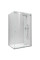 Боковая стенка для кабины Koer SR SW01-90x200-TR-01 прозрачное стекло Easy Clean 8мм, хром (KR5381)