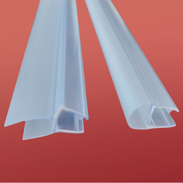 Шторки стеклянные на ванну Koer SR BS03-95x140-TR-01 прозрачное стекло 6мм, хром (KR5402)