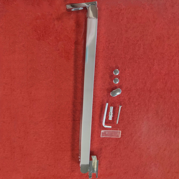 Боковая стенка для кабины Koer SR SW04-80x200-TR-01 прозрачное стекло Easy Clean 10мм, хром (KR5389