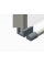 Дверь в нишу Koer SR SD01-120x200-TR-07 прозрачное стекло Easy Clean 8мм, графит (KR5378)