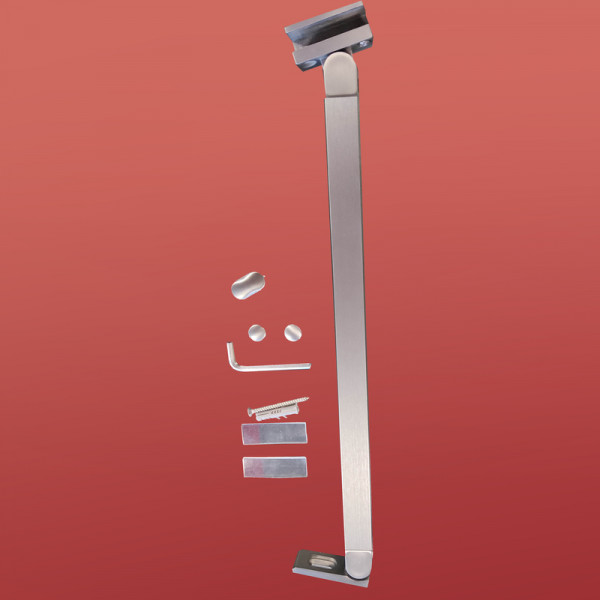 Дверь в нишу Koer SR SD04-120x200-TR-07 прозрачное стекло Easy Clean 10мм, графит (KR5388)