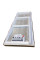 Дверь в нишу Koer SR SD05-140x200-TR-01 прозрачное стекло Easy Clean 6мм, хром (KR5406)