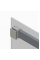 Дверь в нишу Koer SR SD02-140x200-TR-01 прозрачное стекло Easy Clean 8мм, хром (KR5383)