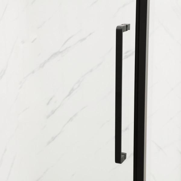 Душевая кабина без поддона Mixxus Premium BEVEL SC01-90x90x195-TR Black прозрачное стекло 6мм (MI68