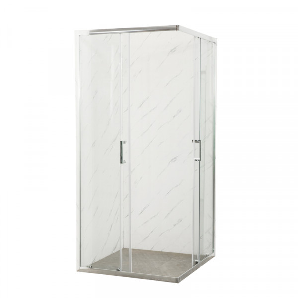 Душевая кабина без поддона Mixxus Premium DIVERSE SC02-90x90x195-TR Chrome прозрачное стекло 5мм (M