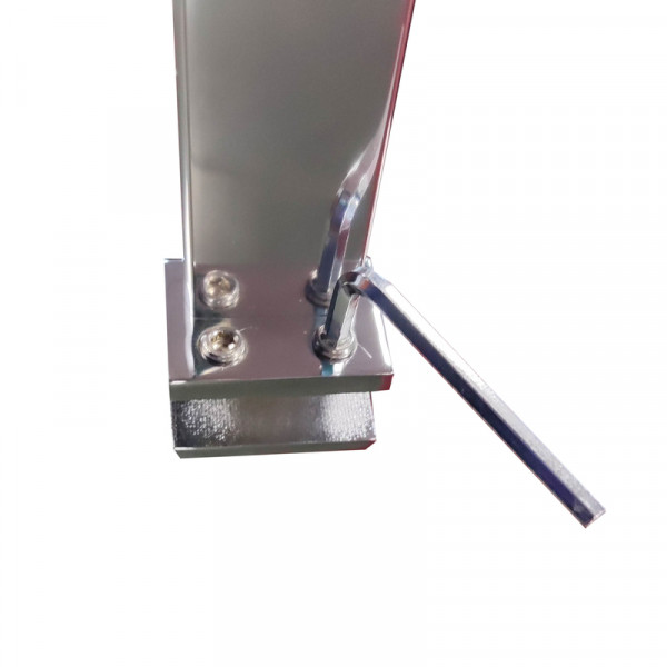 Душевая перегородка Koer SR SP03-120x200-TR-01 Walk-In прозрачное стекло Easy Clean 8мм, хром (KR53