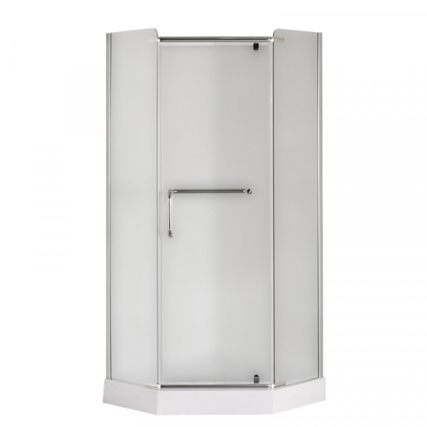 Душевая кабина с низким поддоном Mixxus LINES SCT01-90x90x198-TR CHROME прозрачное стекло 6мм (MI69