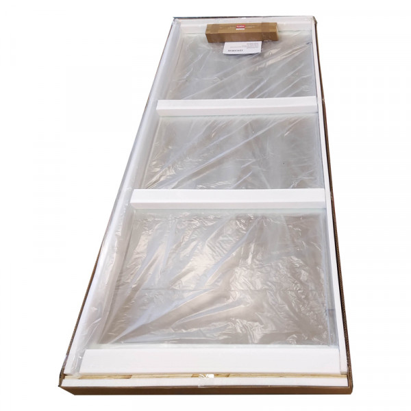 Боковая стенка для кабины Koer SR SW04-80x200-TR-01 прозрачное стекло Easy Clean 10мм, хром (KR5389