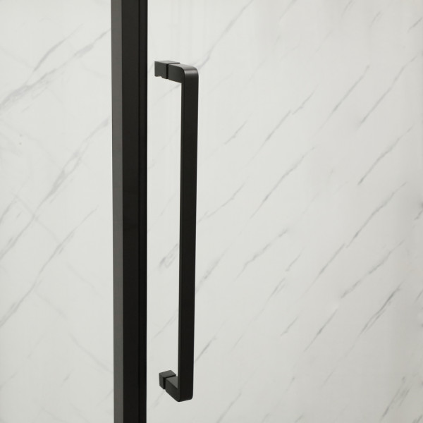 Душевая кабина без поддона Mixxus Premium BEVEL SC01-120x80x195-TR Black прозрачное стекло 6мм (MI6