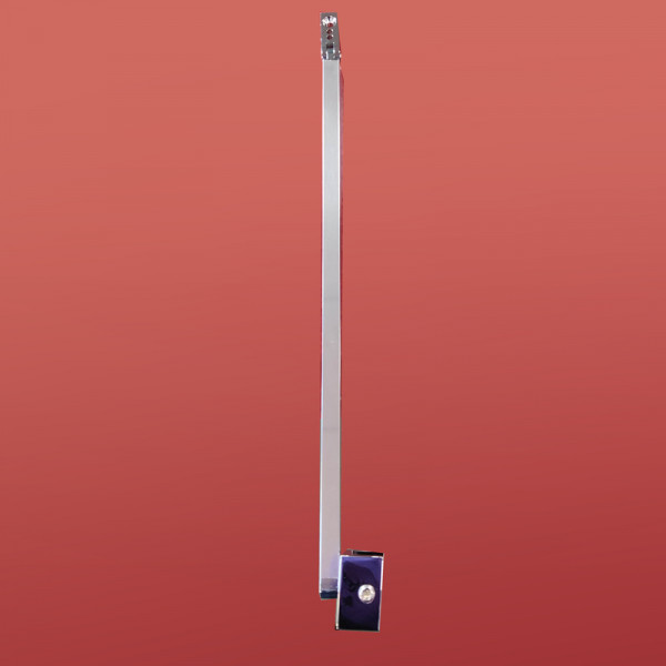 Шторки стеклянные на ванну Koer SR BS03-95x140-TR-01 прозрачное стекло 6мм, хром (KR5402)