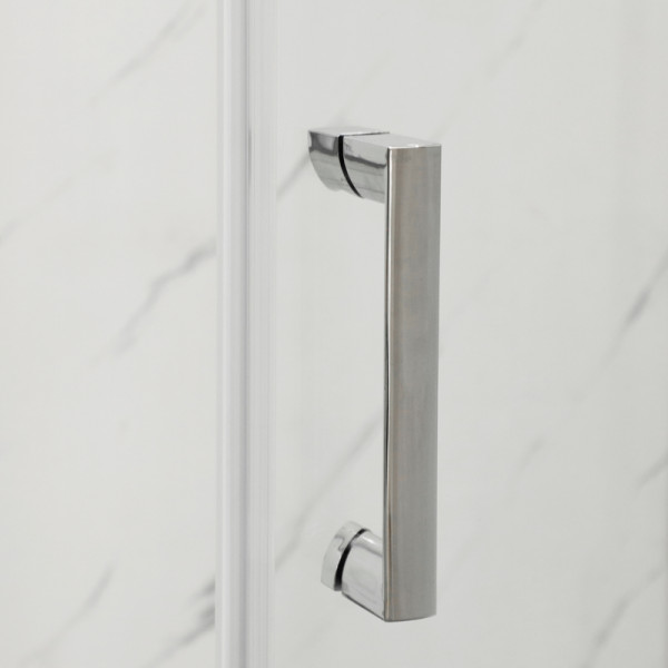 Душевая кабина без поддона Mixxus Premium DIVERSE SC03-100x80x195-TR Chrome прозрачное стекло 6мм (