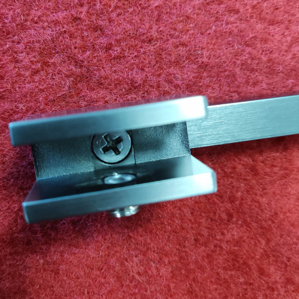 Шторки стеклянные на ванну Koer SR BS04-95x140-TR-07 прозрачное стекло 6мм, графит (KR5404)